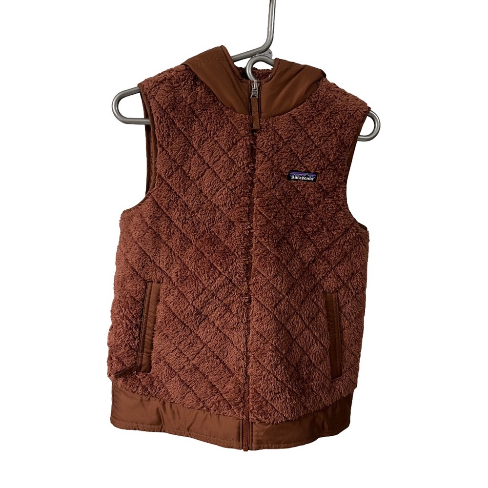Patagonia Brown Quilted Reversible Vest